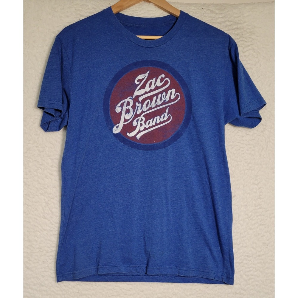 Zac Brown Band Adult T-Shirt Blue Sz M Black Out The Sun Tour 2016 Country 1885